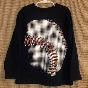 EUC NAVY BASEBALL LONG SL